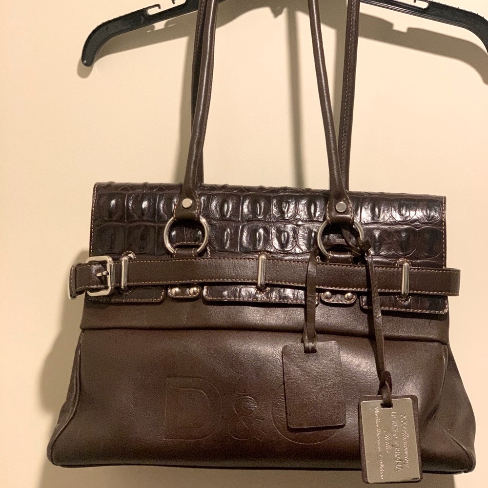 NEW ✨Genuine leather bag chocolate  brown